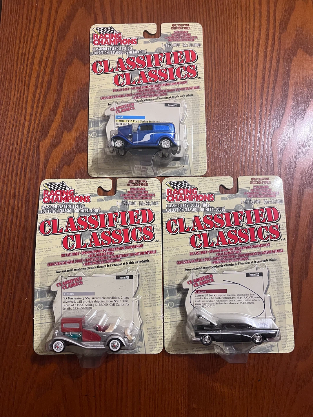 VINTAGE (2000) RACING CHAMPIONS (1:64 Scale diecast)