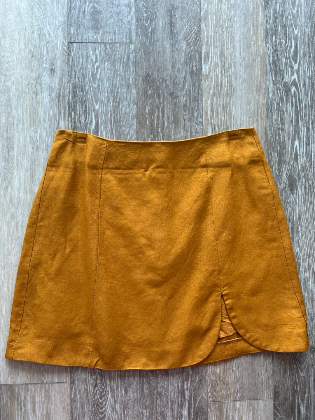 DYNAMITE Orange mustard Mini Skirt P/S