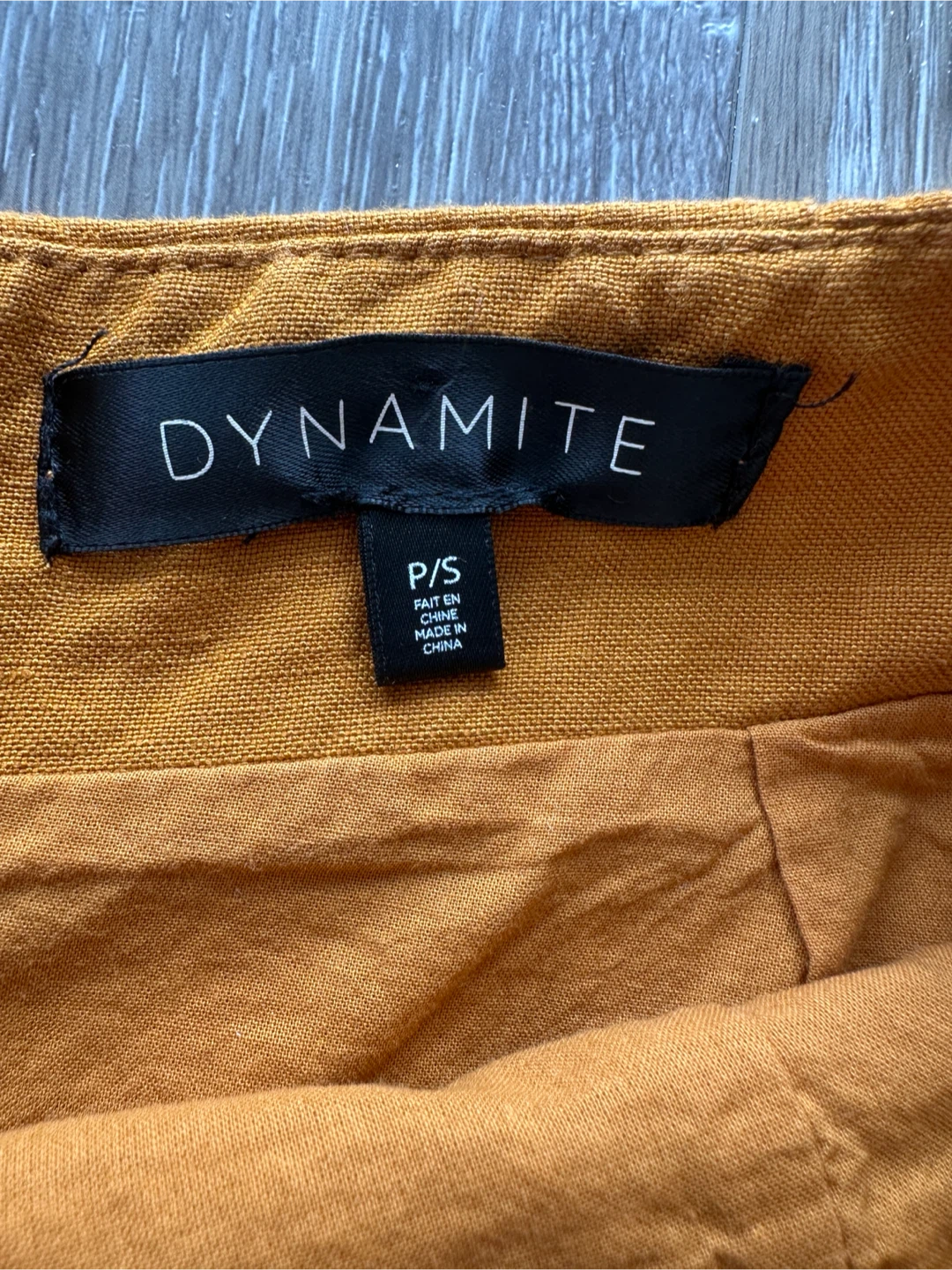 DYNAMITE Orange mustard Mini Skirt P/S - photo 2