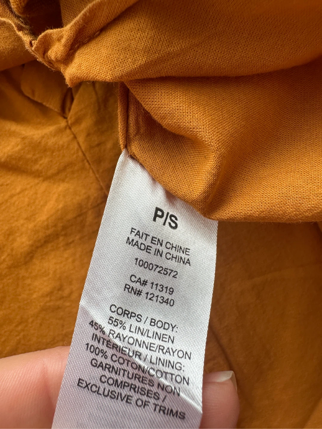 DYNAMITE Orange mustard Mini Skirt P/S - photo 3