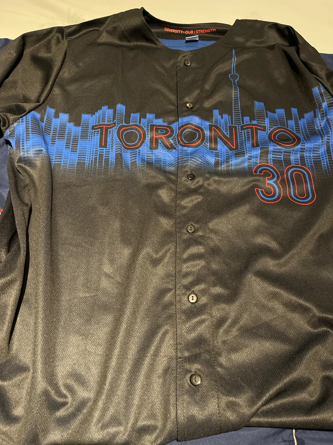 New—Toronto Blue Jays Baseball Jersey Kirk #30 - photo 2