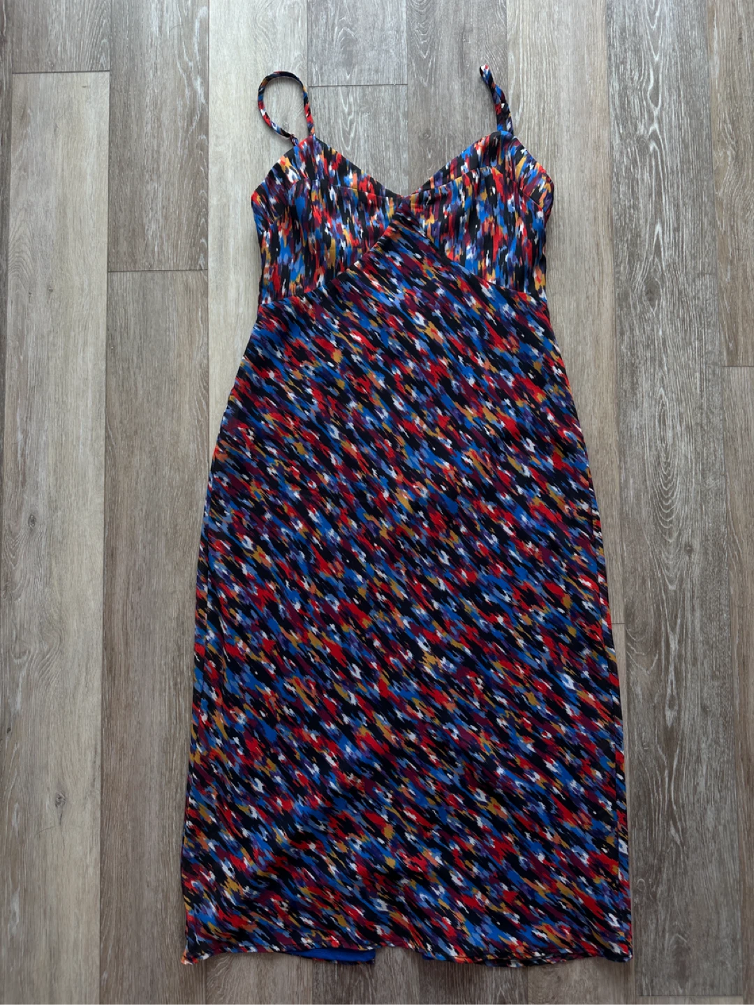 House of Harlow 1960 Colorful Sleeveless Midi Dress