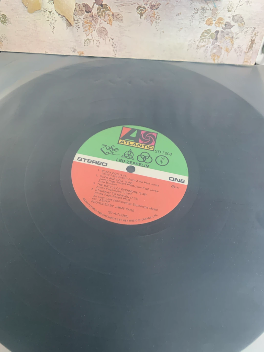Led Zeppelin IV 12" Vinyl Record - photo 4