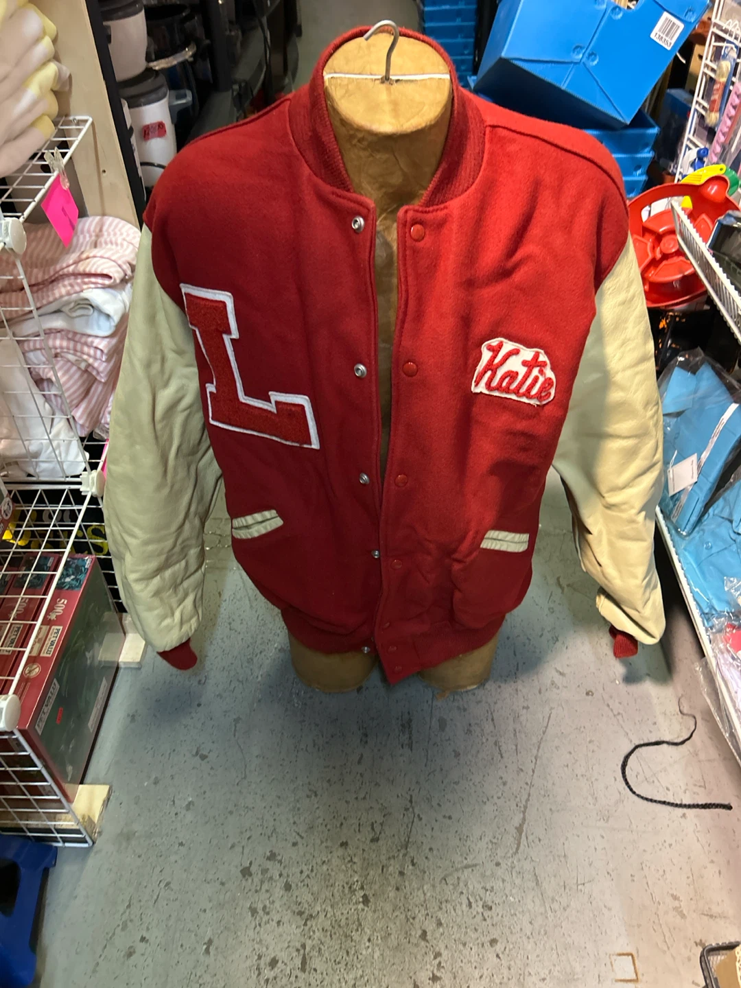 DeLONG Varsity Jacket XL Red "Panthers"