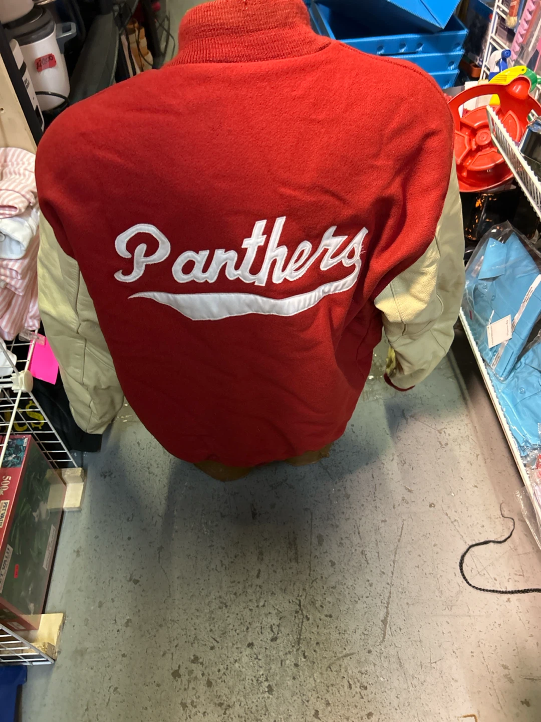 DeLONG Varsity Jacket XL Red "Panthers" - photo 2