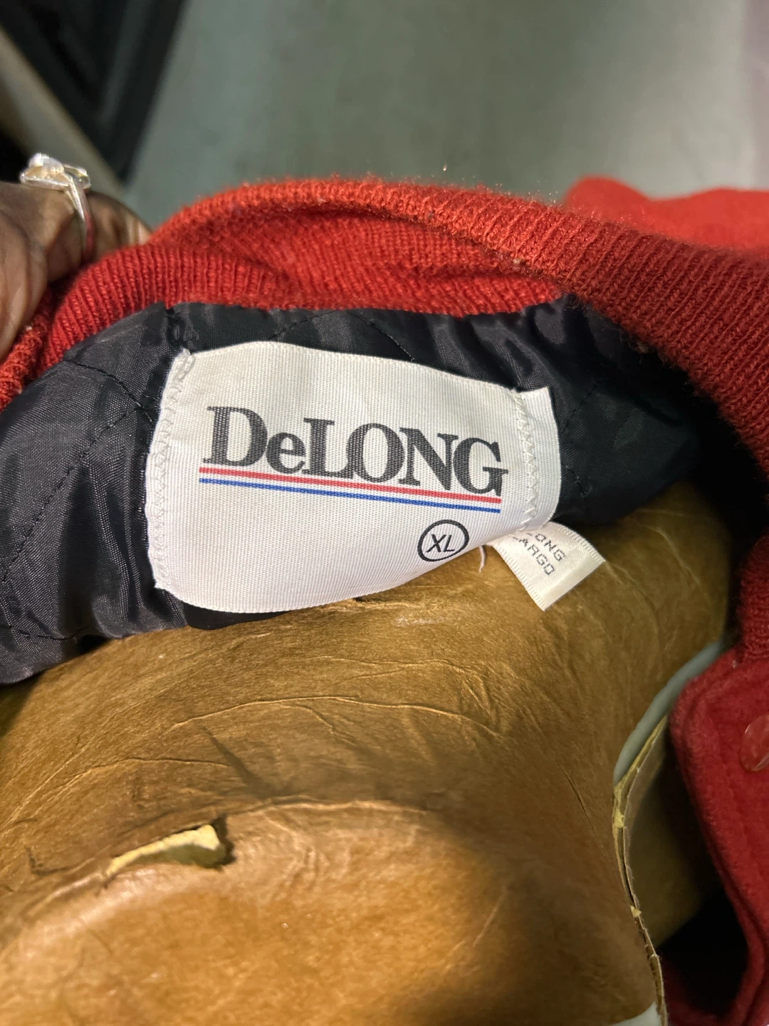 DeLONG Varsity Jacket XL Red "Panthers" - photo 3