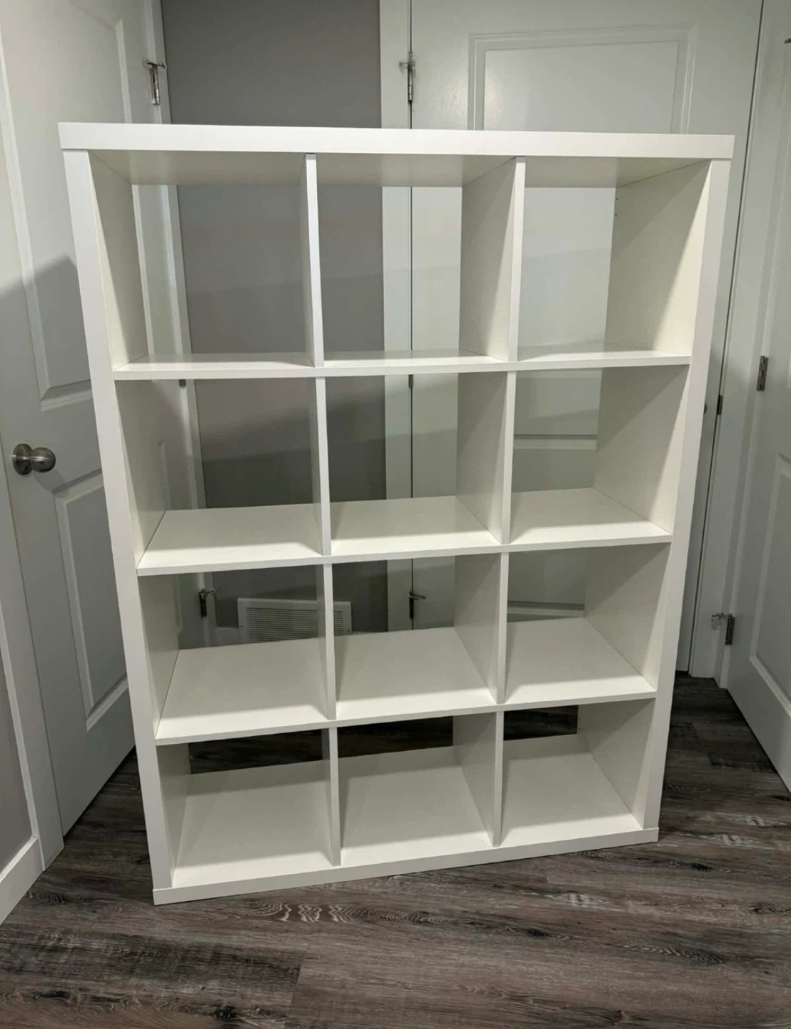 IKEA KALLAX 3x4 storage shelf in white