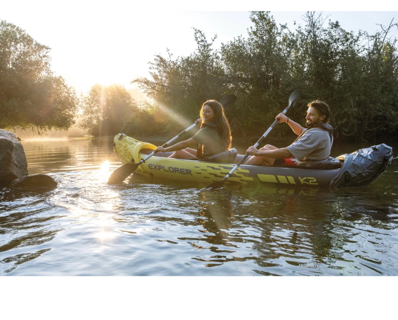 Intex Explorer K2 Kayak - Yellow - photo 2