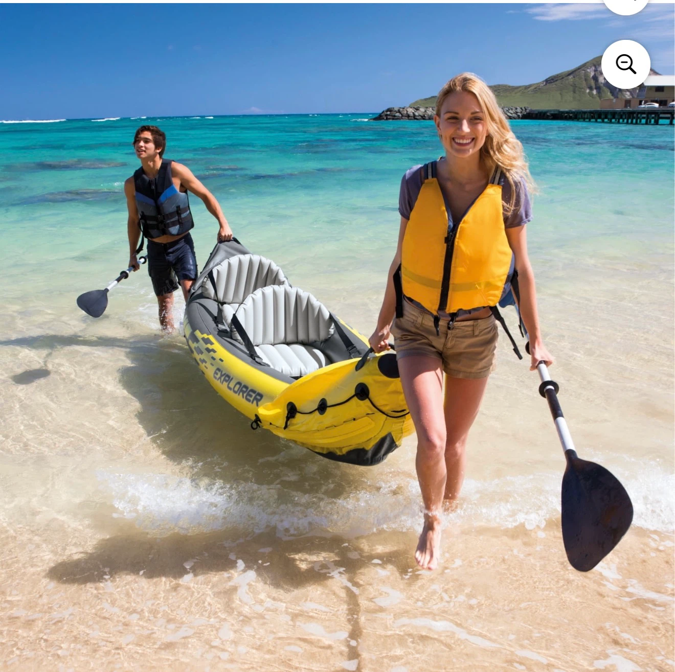Intex Explorer K2 Kayak - Yellow - photo 4