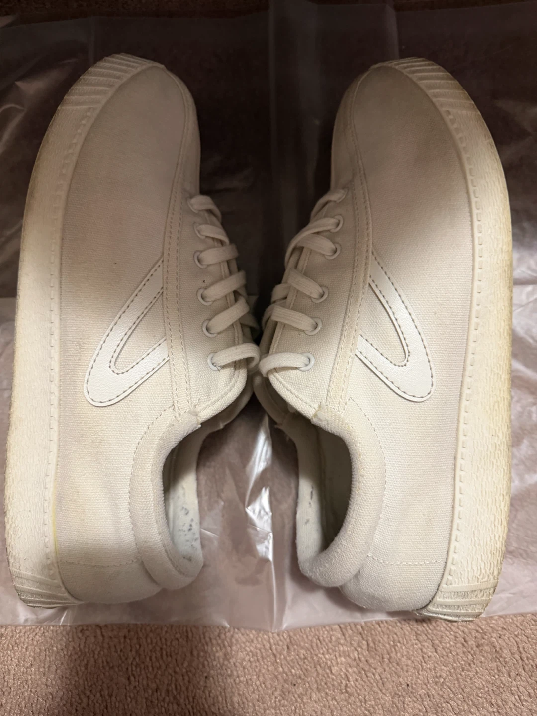 Tretorn White Canvas Sneakers - photo 3