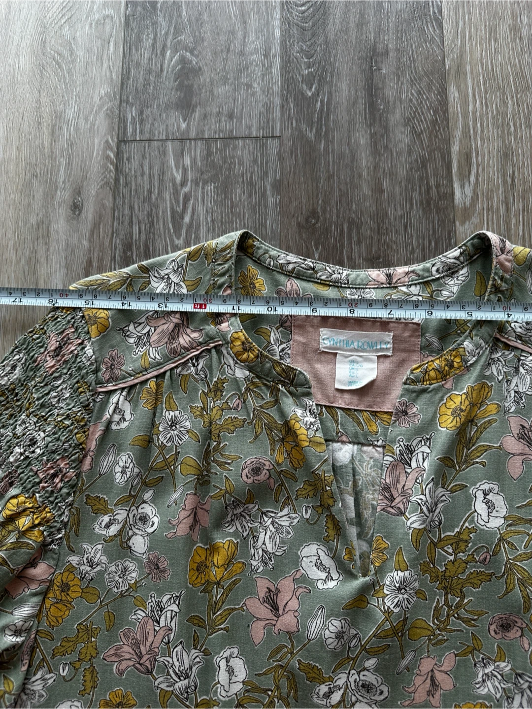 Cynthia Rowley Floral Tiered Dress - Size L - photo 3