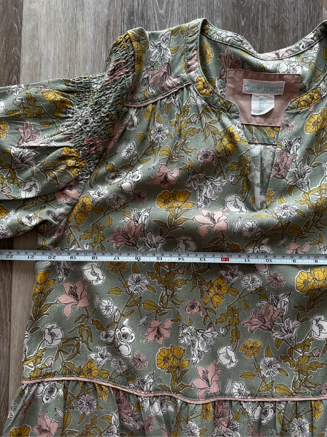 Cynthia Rowley Floral Tiered Dress - Size L - photo 4