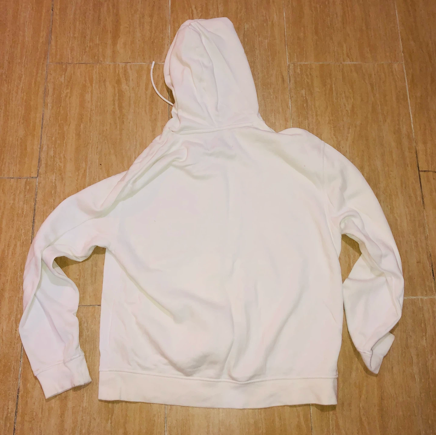 White Jordan Flight Hoodie Size M - photo 2