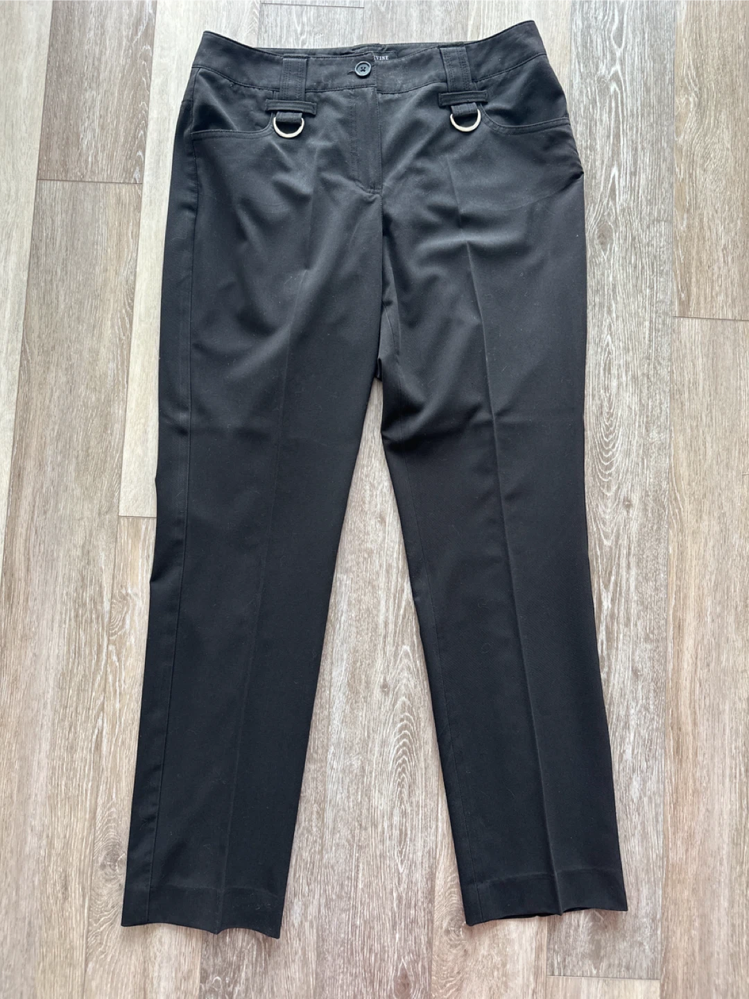 Larry Levine Black Stretch Pants 8