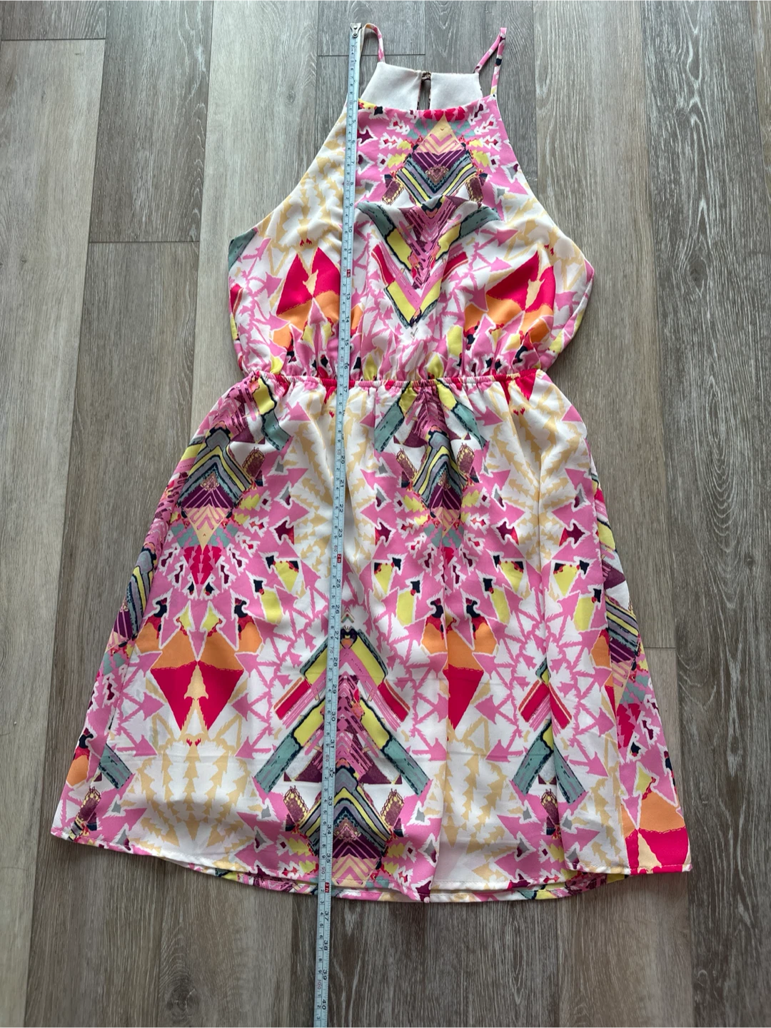Everly Colourful Halterneck Dress M - photo 5