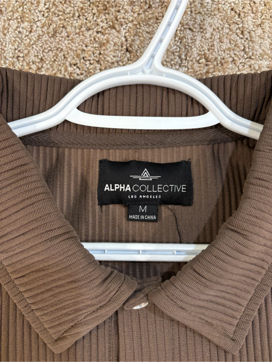 Alpha Collective Short Sleeve Shirt - Size M - photo 2