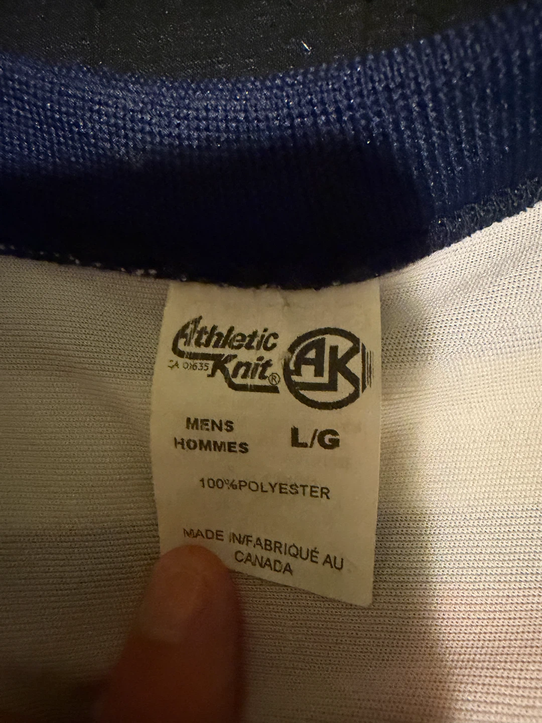 Athletic Knit Captain America Hockey Jersey L/G - photo 2