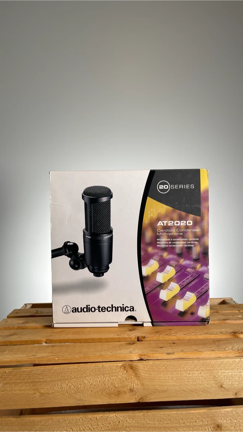 2X Audio-Technica AT2020 Cardioid Condenser Microphone