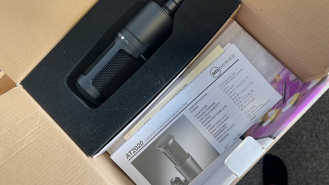 2X Audio-Technica AT2020 Cardioid Condenser Microphone - photo 3
