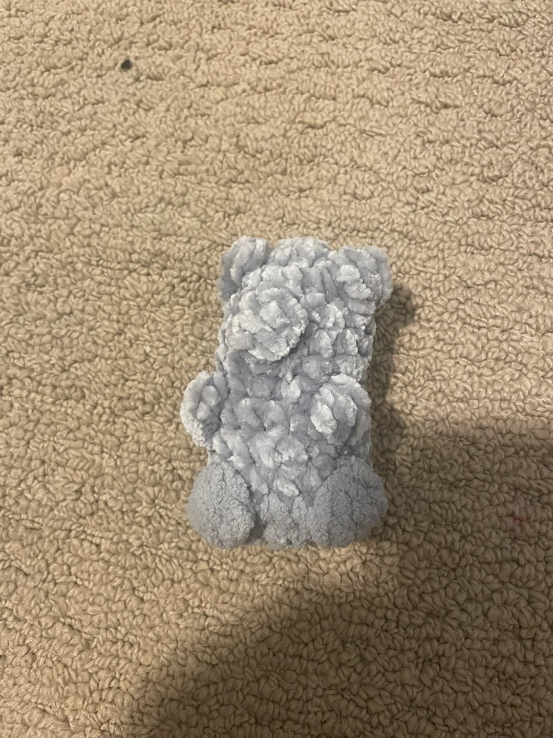 Grey Crochet Teddy Bear Plushie