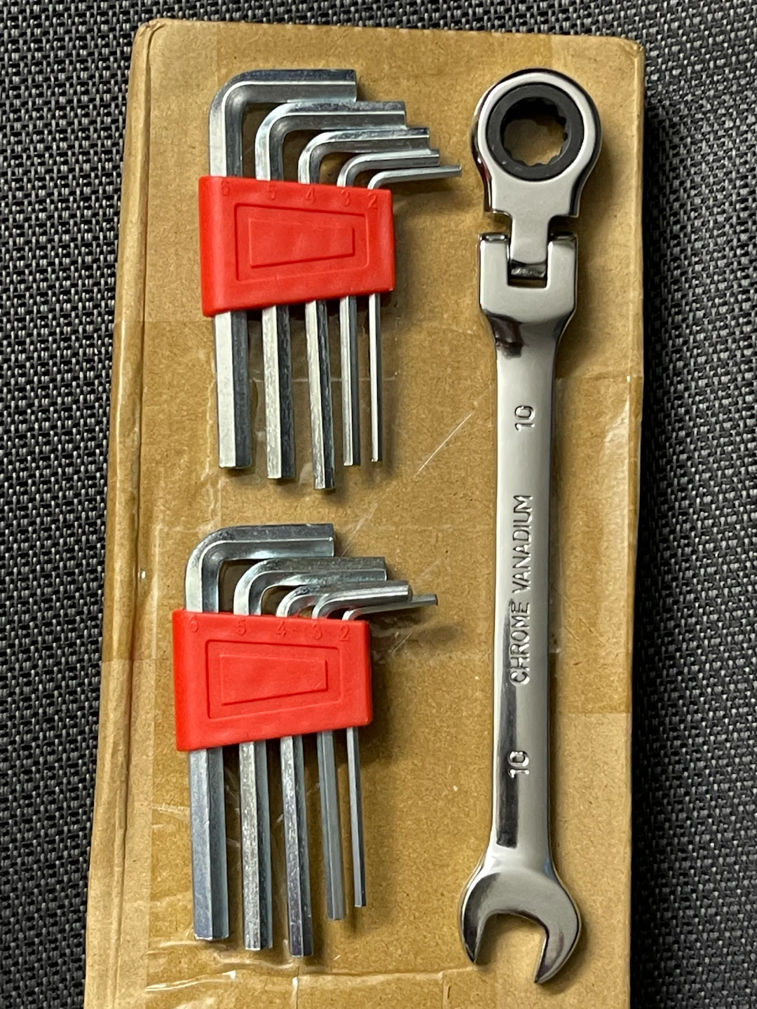 Allen Key and Ratchet Wrench Set