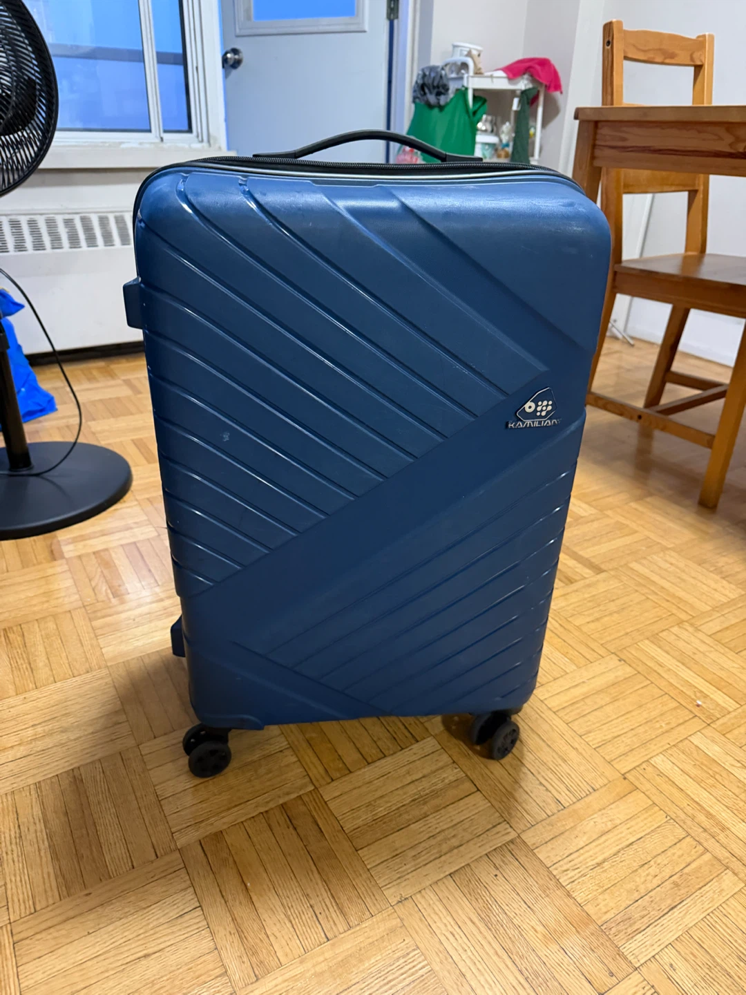 Blue Carry-On Suitcase