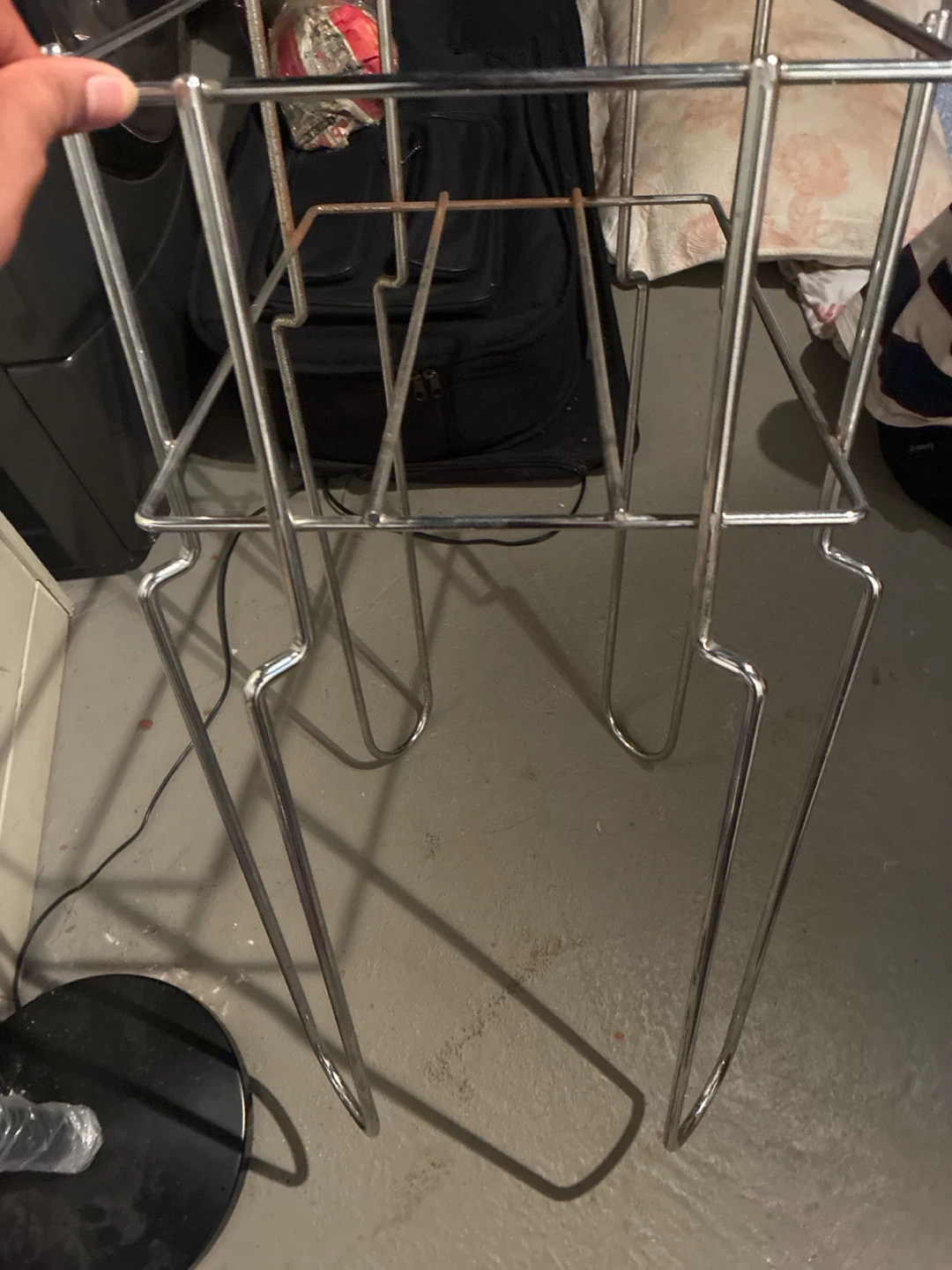 Vintage Metal Magazine Rack - photo 2