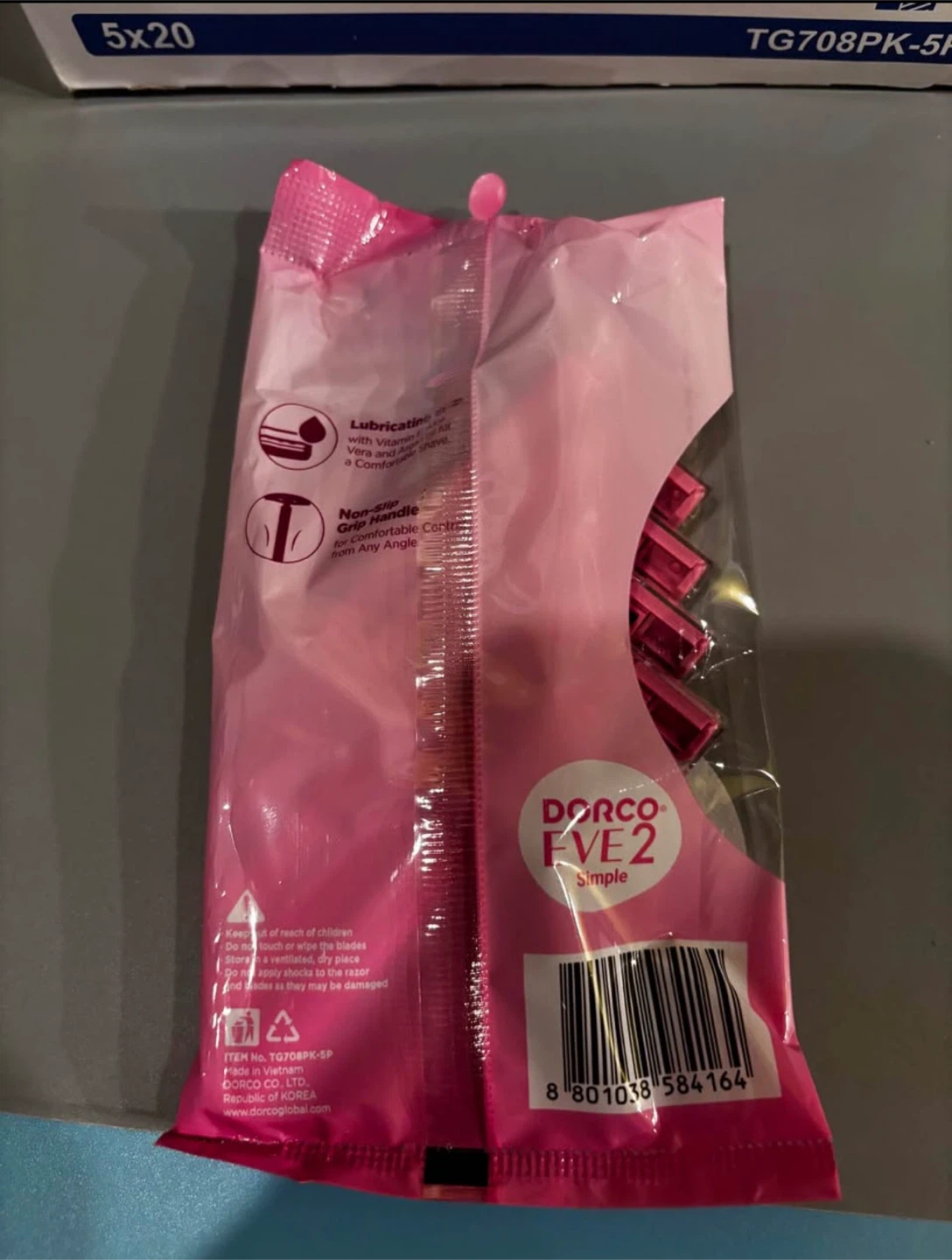Dorco EVE 2 Simple Disposable Razors - 5 Pack - photo 4