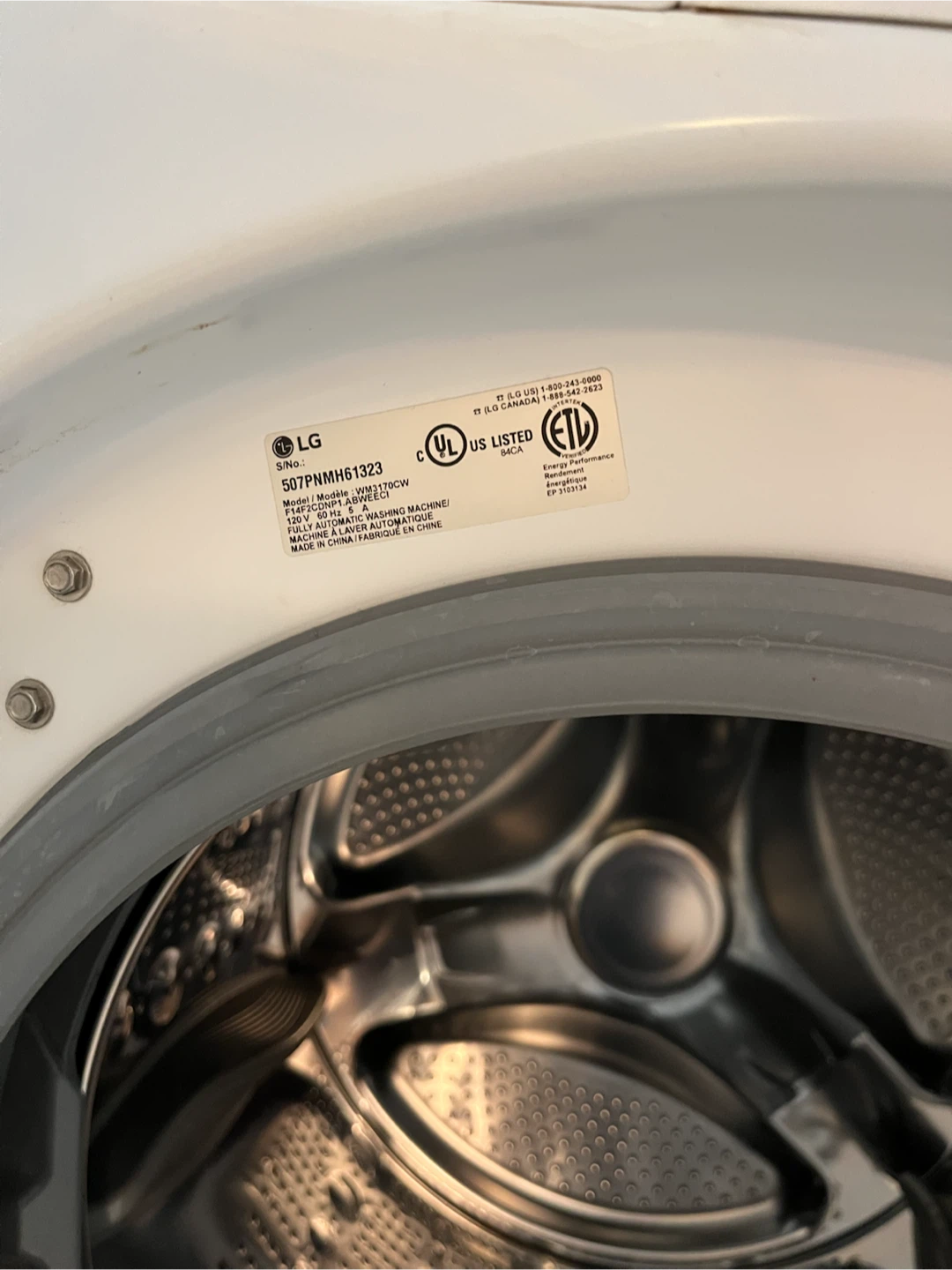 LG Direct Drive Front Load Washing Machine - photo 2