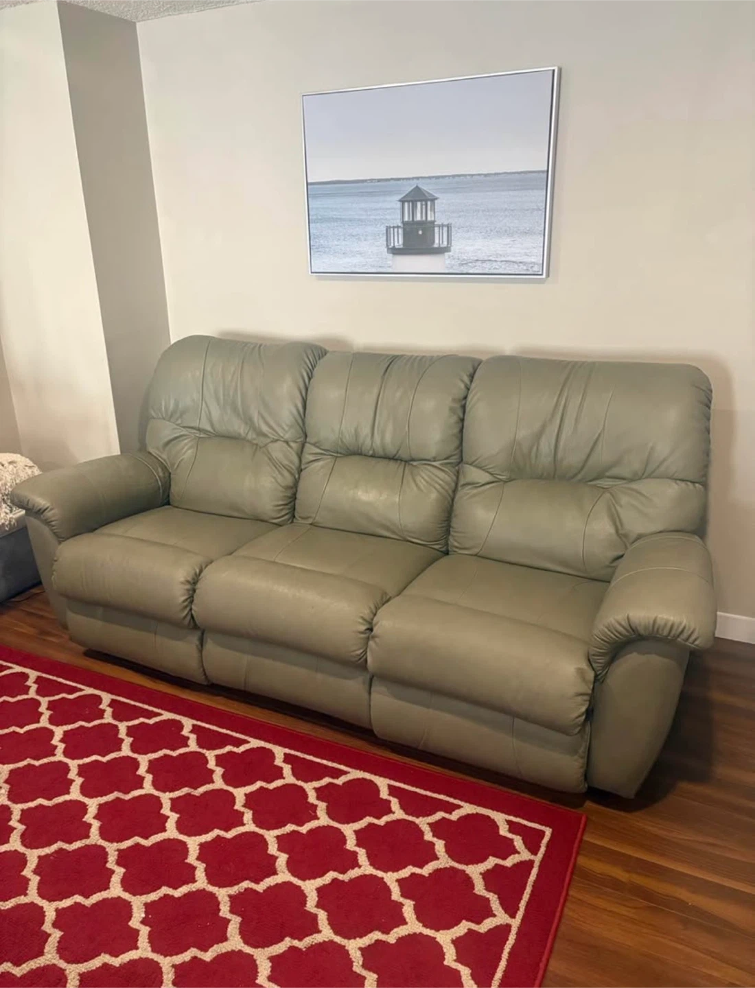 Leather Reclining Couch