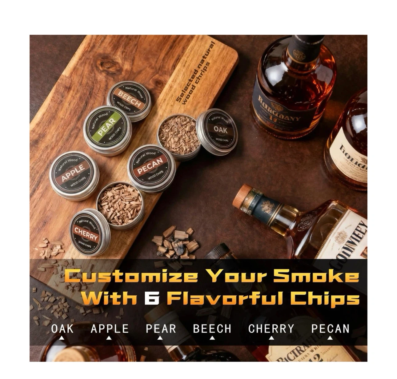 Brand new Electric Whiskey Smoker Kit with Led Lights - photo 4