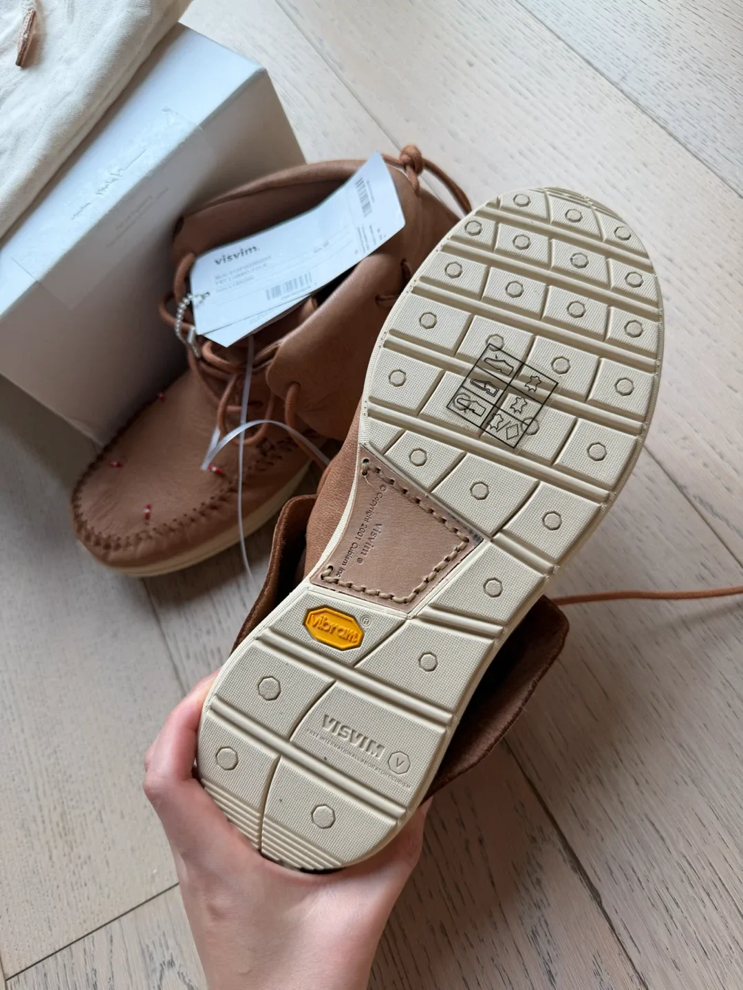 Visvim FBT Lhamo Folk Boots Light Brown Size 8 - photo 4