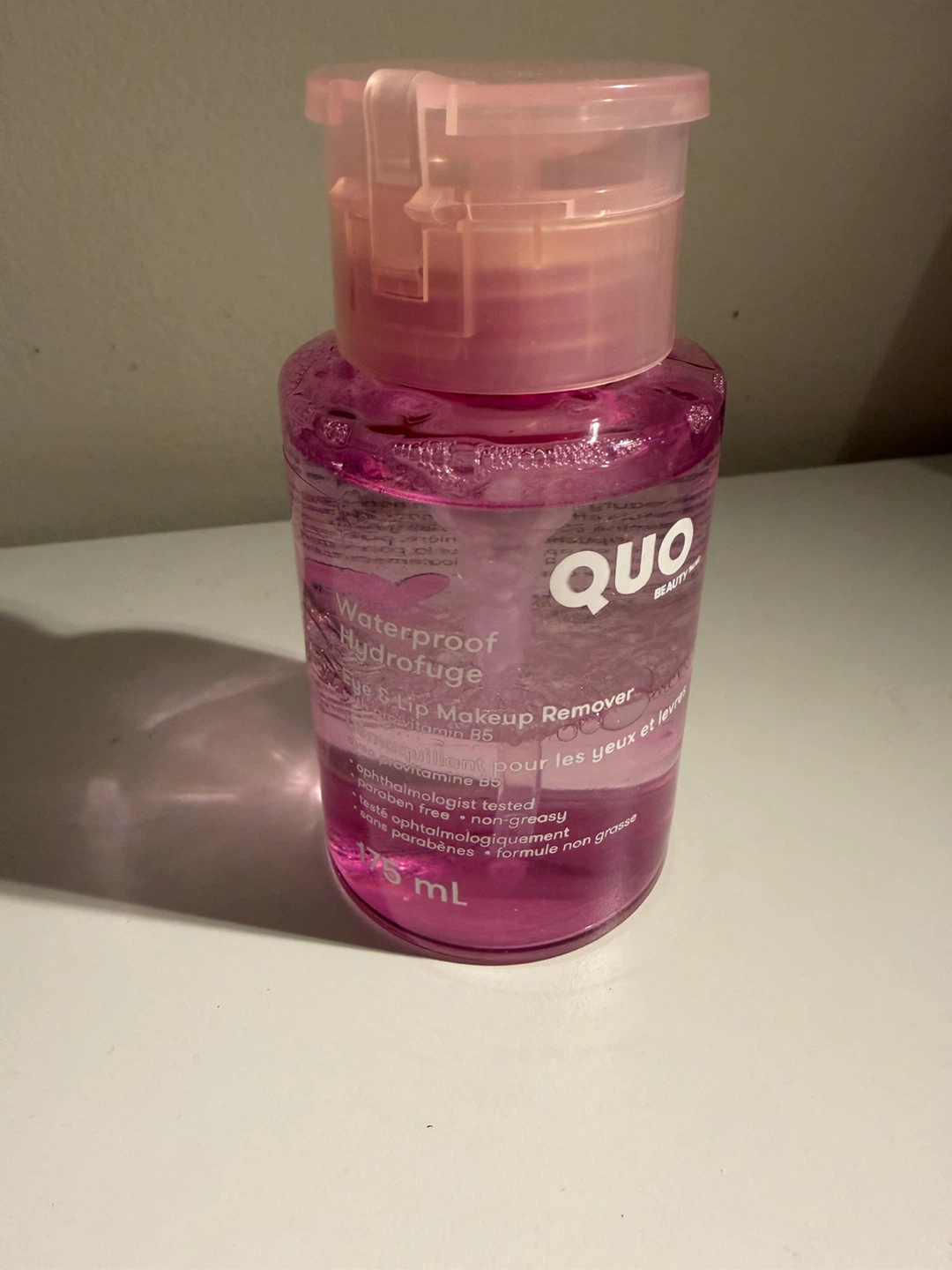 QUO Beauty Waterproof Eye & Lip Makeup Remover 175 mL