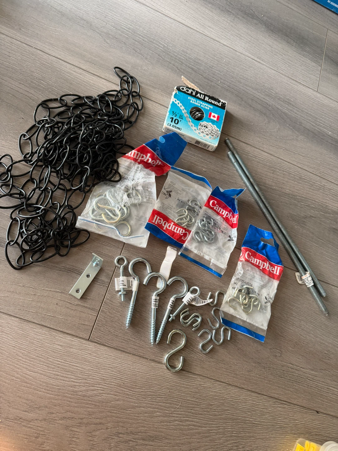Campbell and Dahl Assorted Hardware and Chain all set 5$