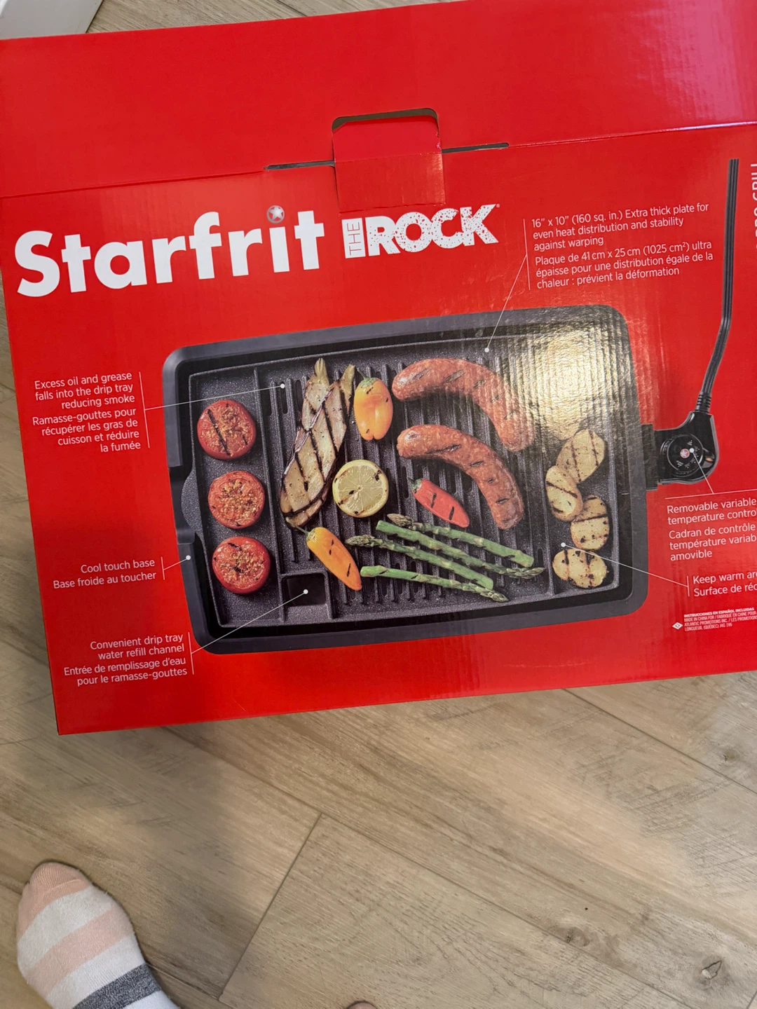 Starfrit The Rock Indoor Smokeless BBQ Grill
