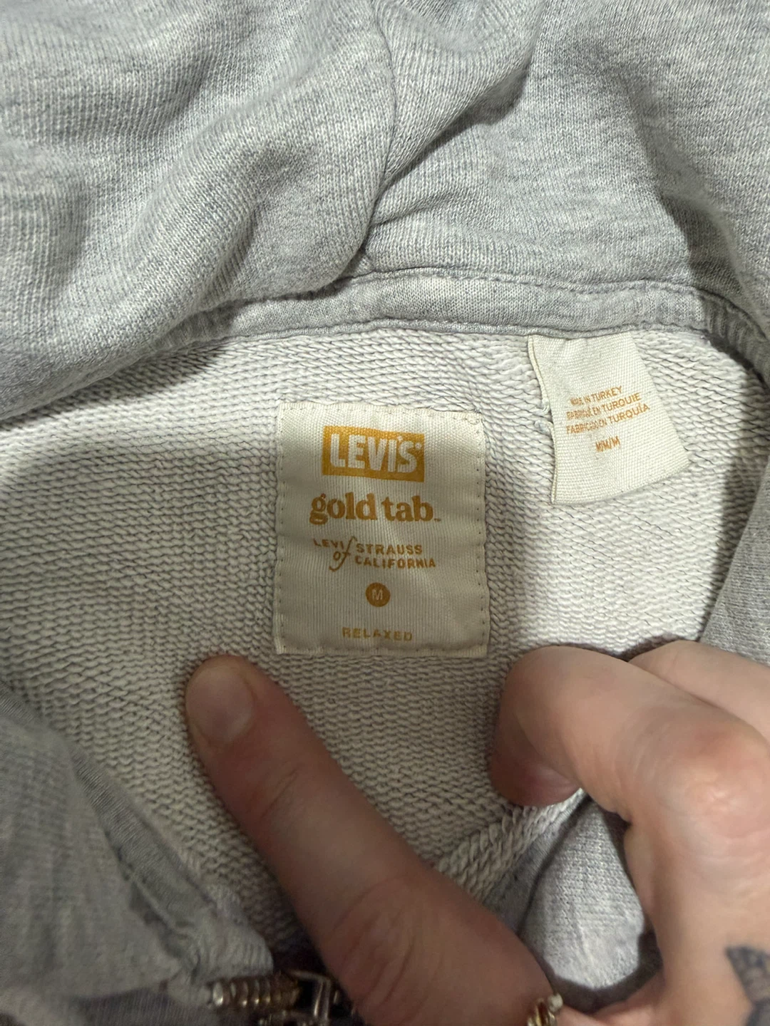 Levi's Gold Tab Grey Sweatpants and Hoodie Set - photo 2