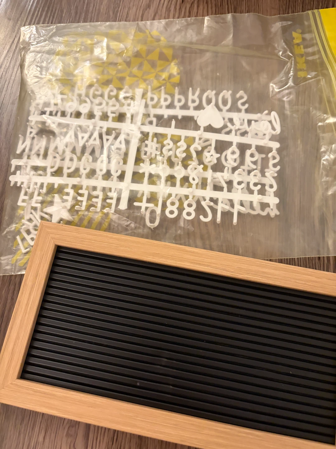 Letter Board with Letters