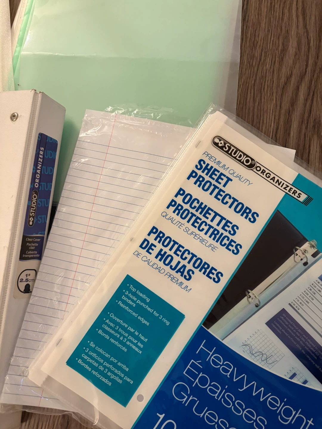 Studio Organizers Binder and Sheet Protectors - photo 2