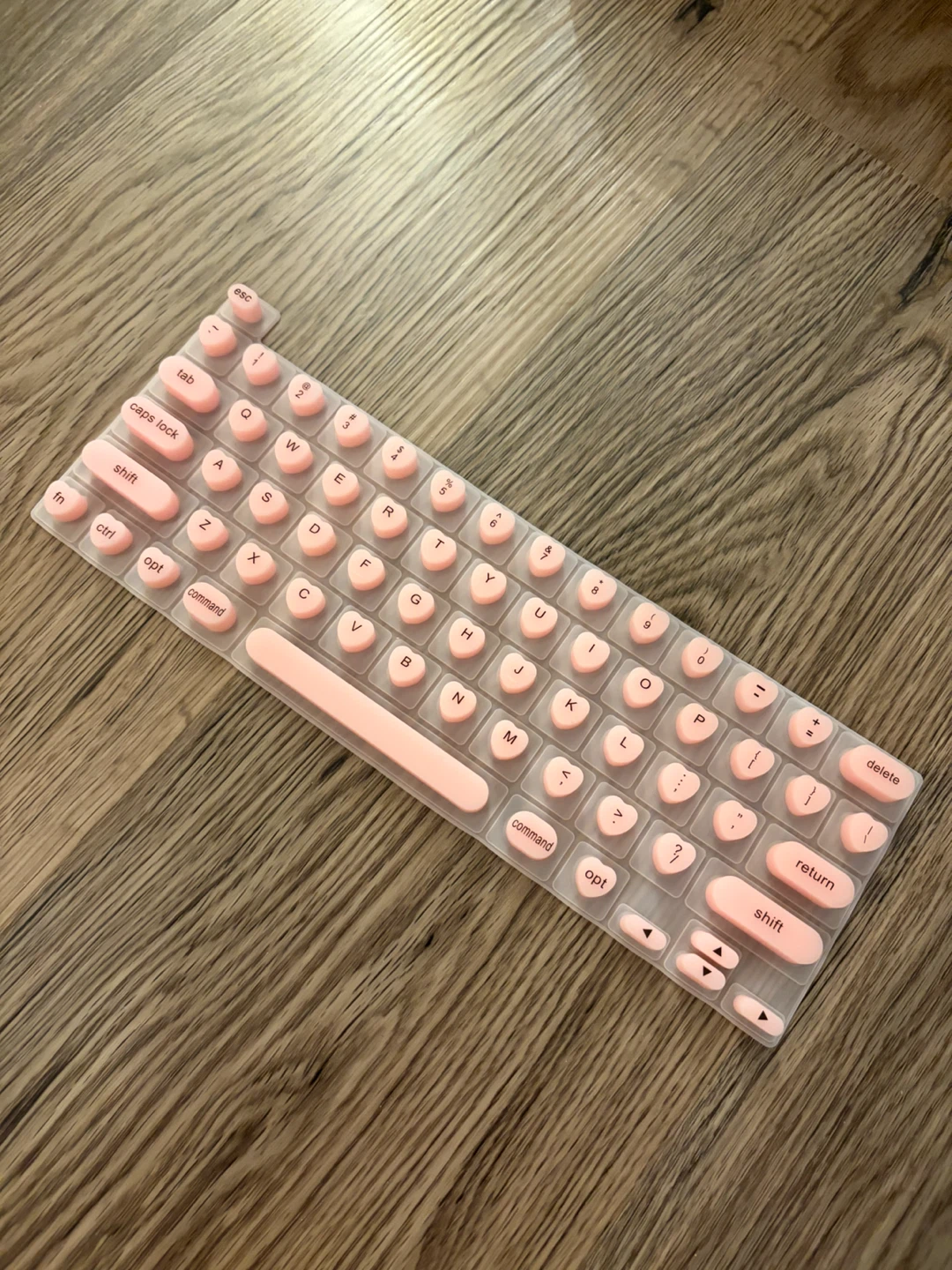 Pink Silicone Keyboard Cover