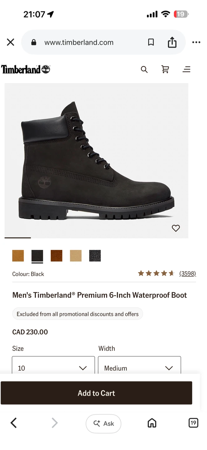 Men's Timberland Premium Waterproof Boots - photo 5