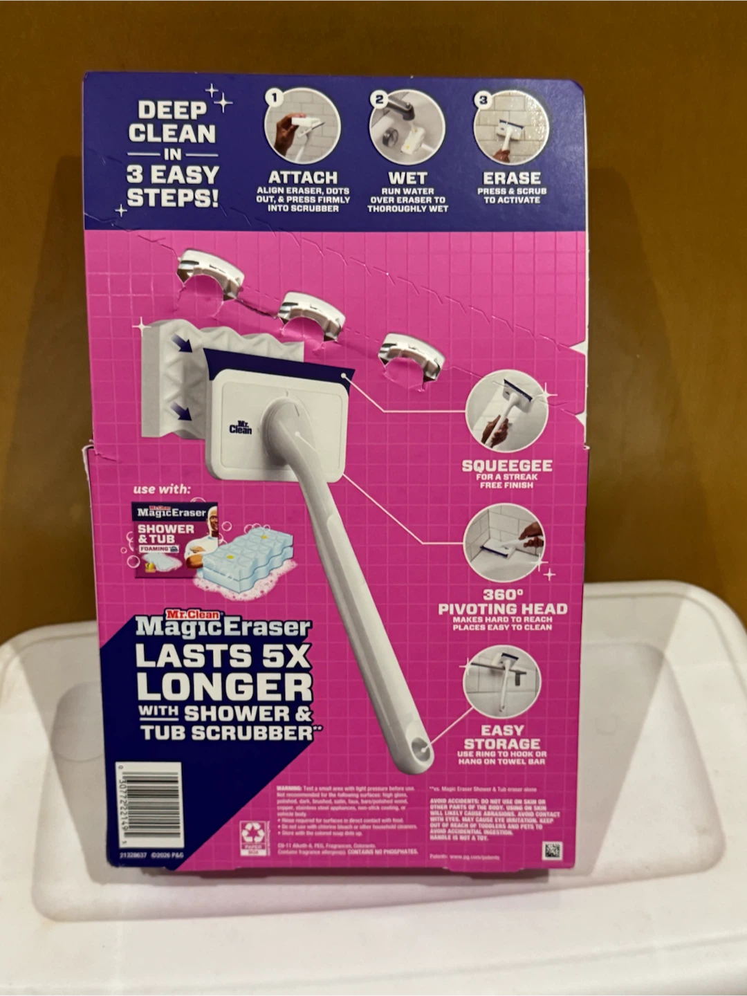 Mr. Clean Magic Eraser Shower & Tub Scrubber - photo 2