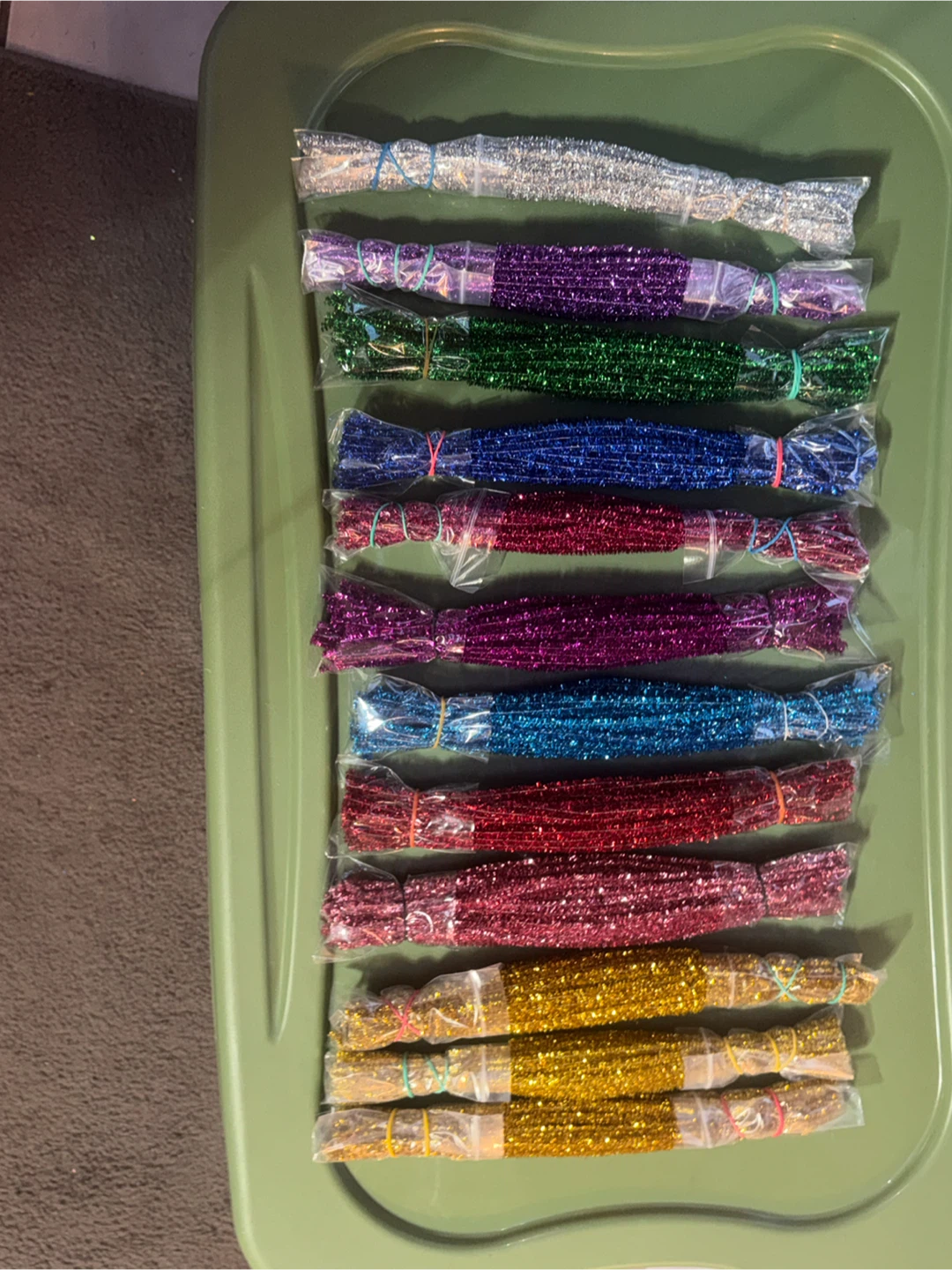 Assorted Glitter Pipe Cleaners