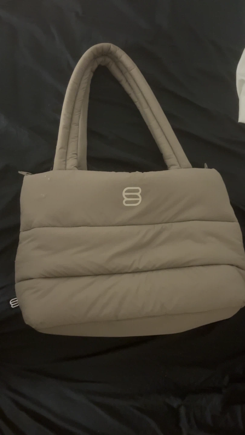 Aritza beige Super Puff Tote Bag