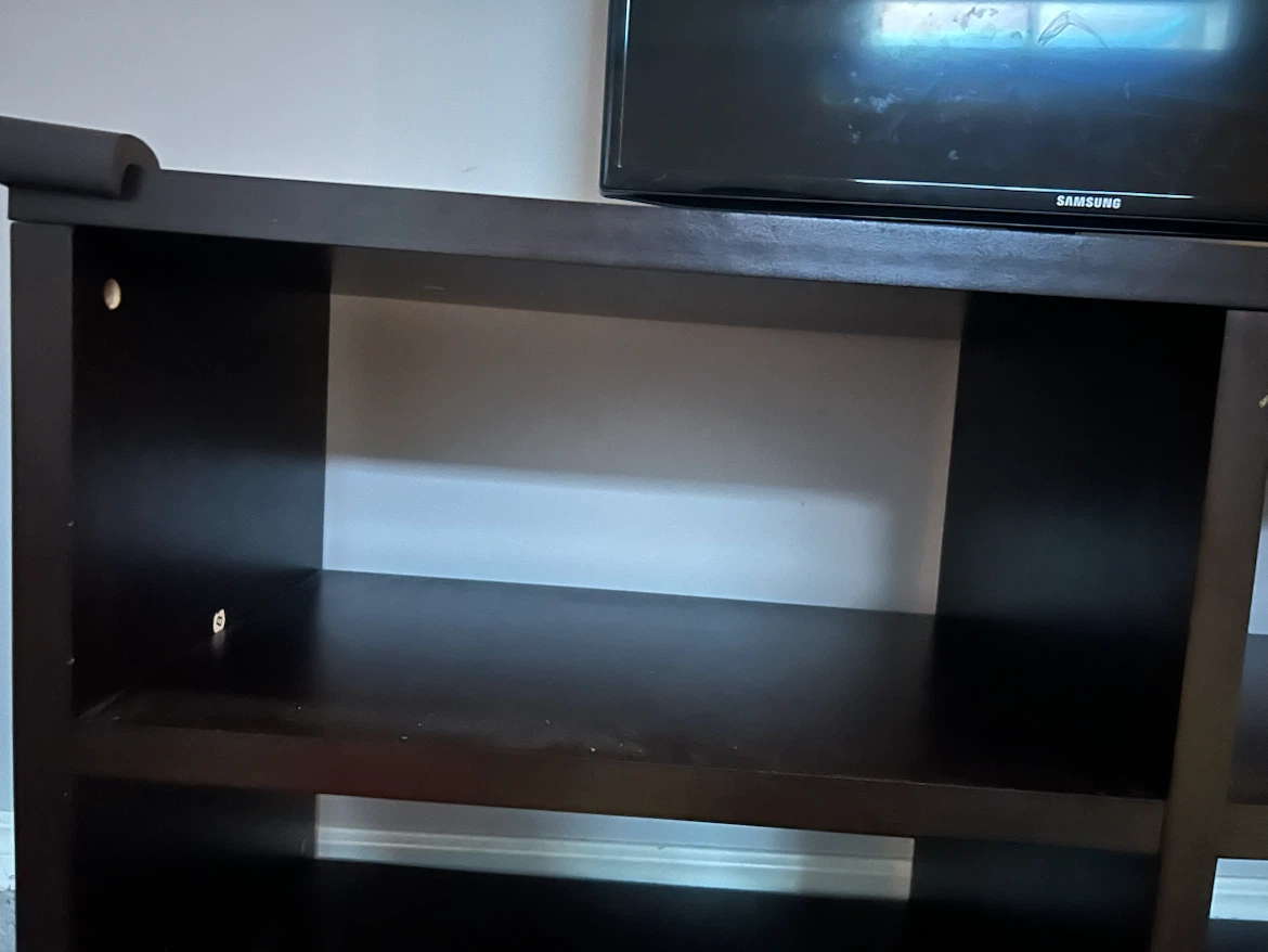 Dark Brown Media Console - photo 2