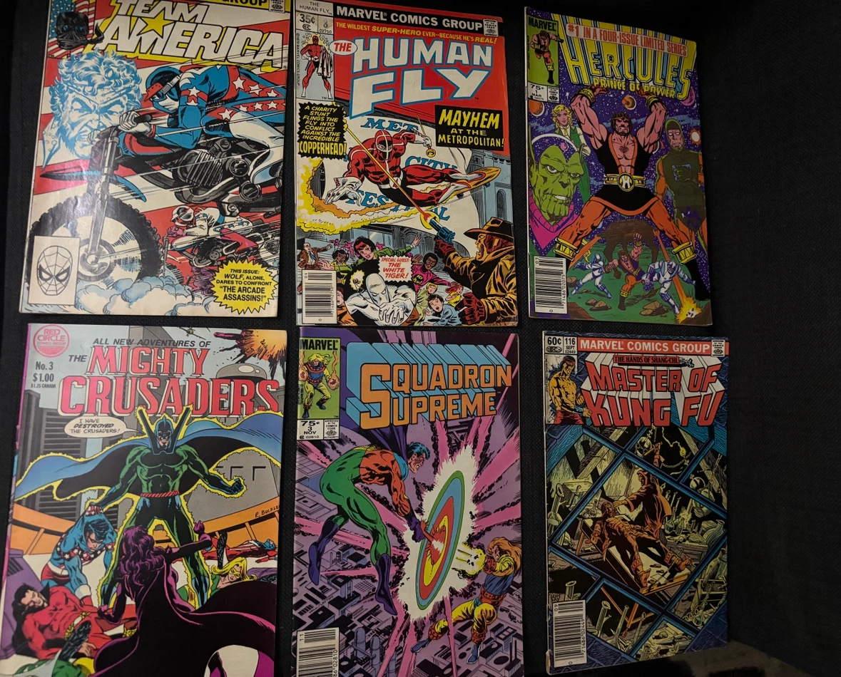 30 various Marvel and DC Comic Books