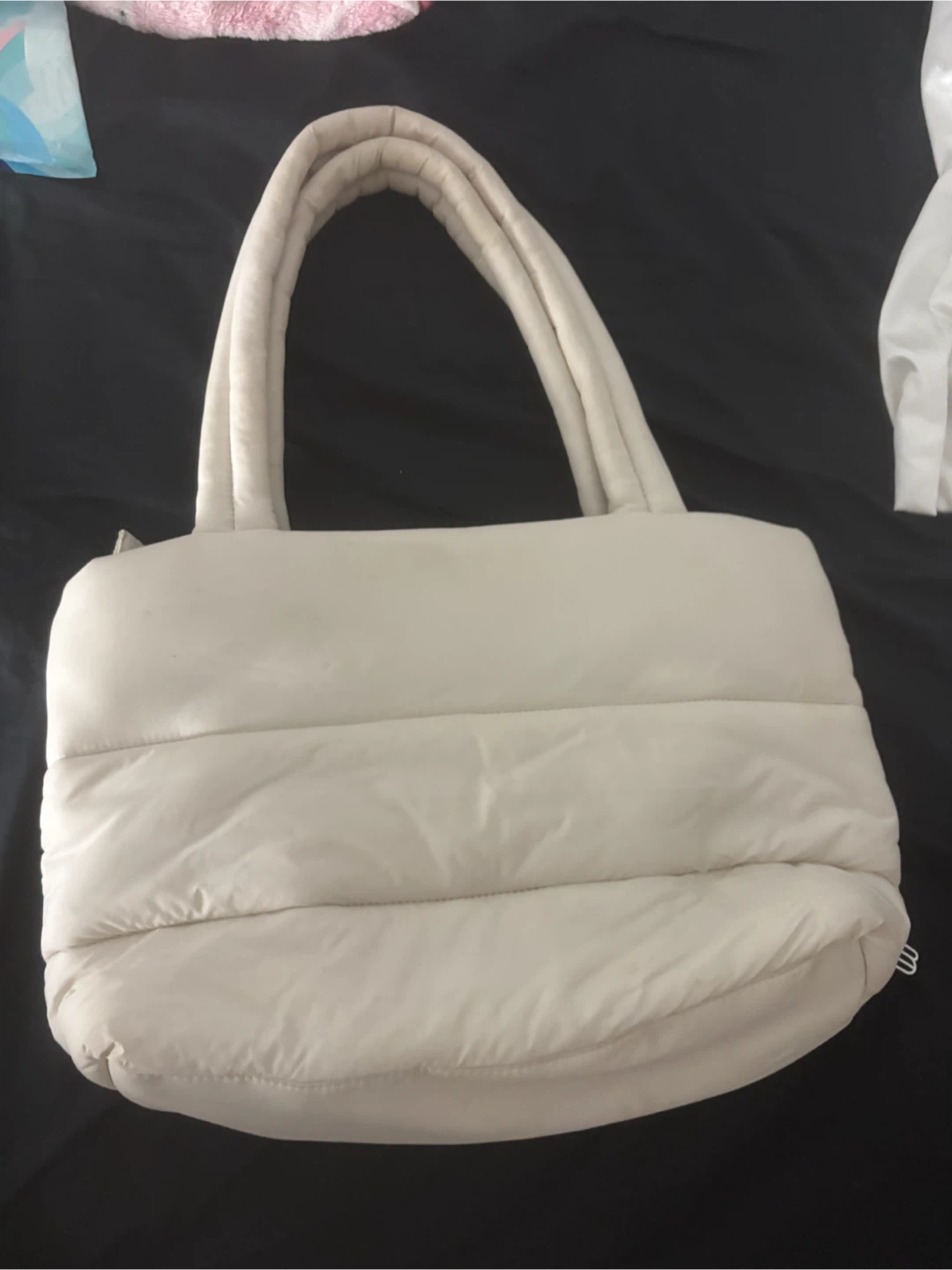 Aritzia white Super Puff Tote Bag - photo 2