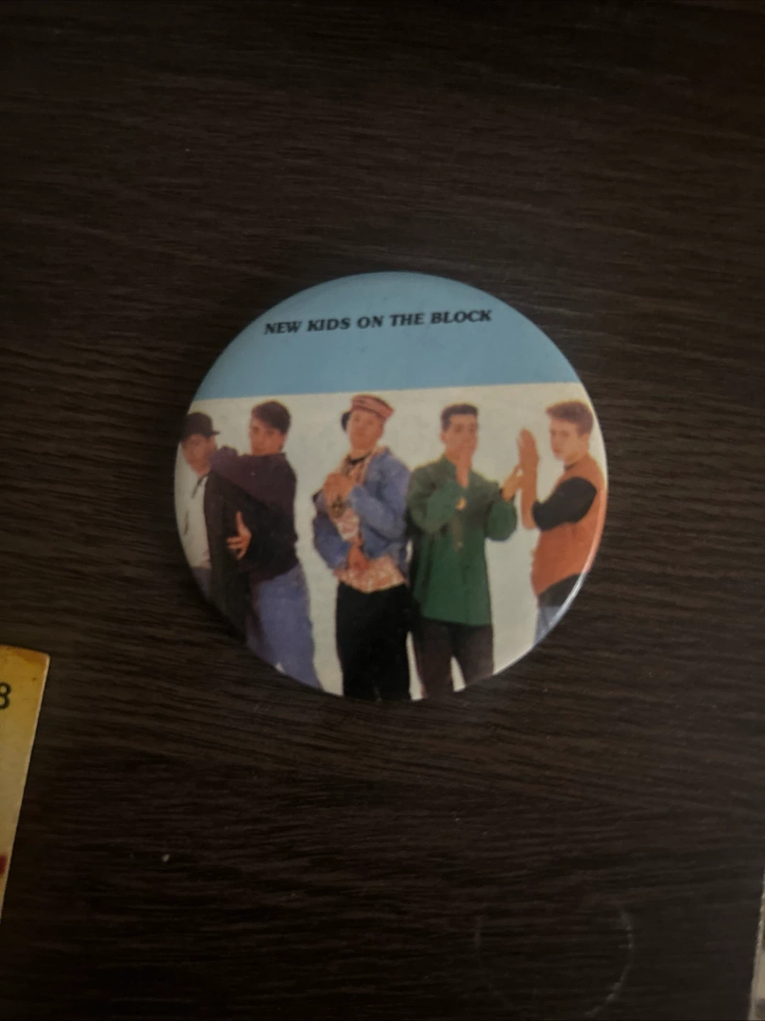 New Kids on the Block Pin and Trading Cards