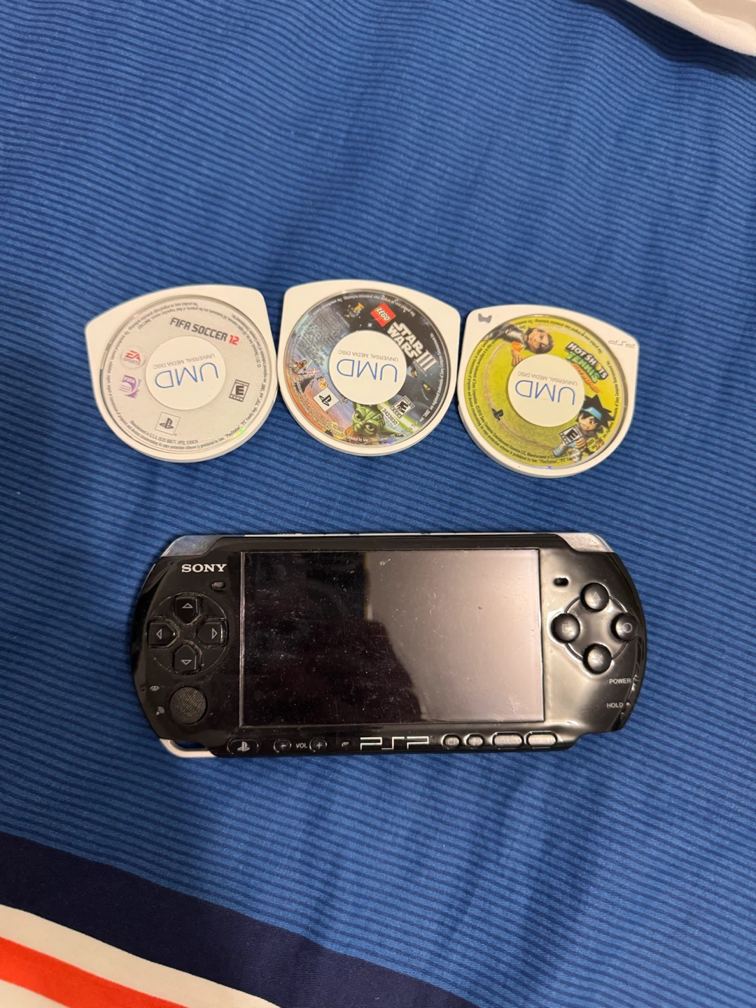 Sony PSP + 3 UMDs