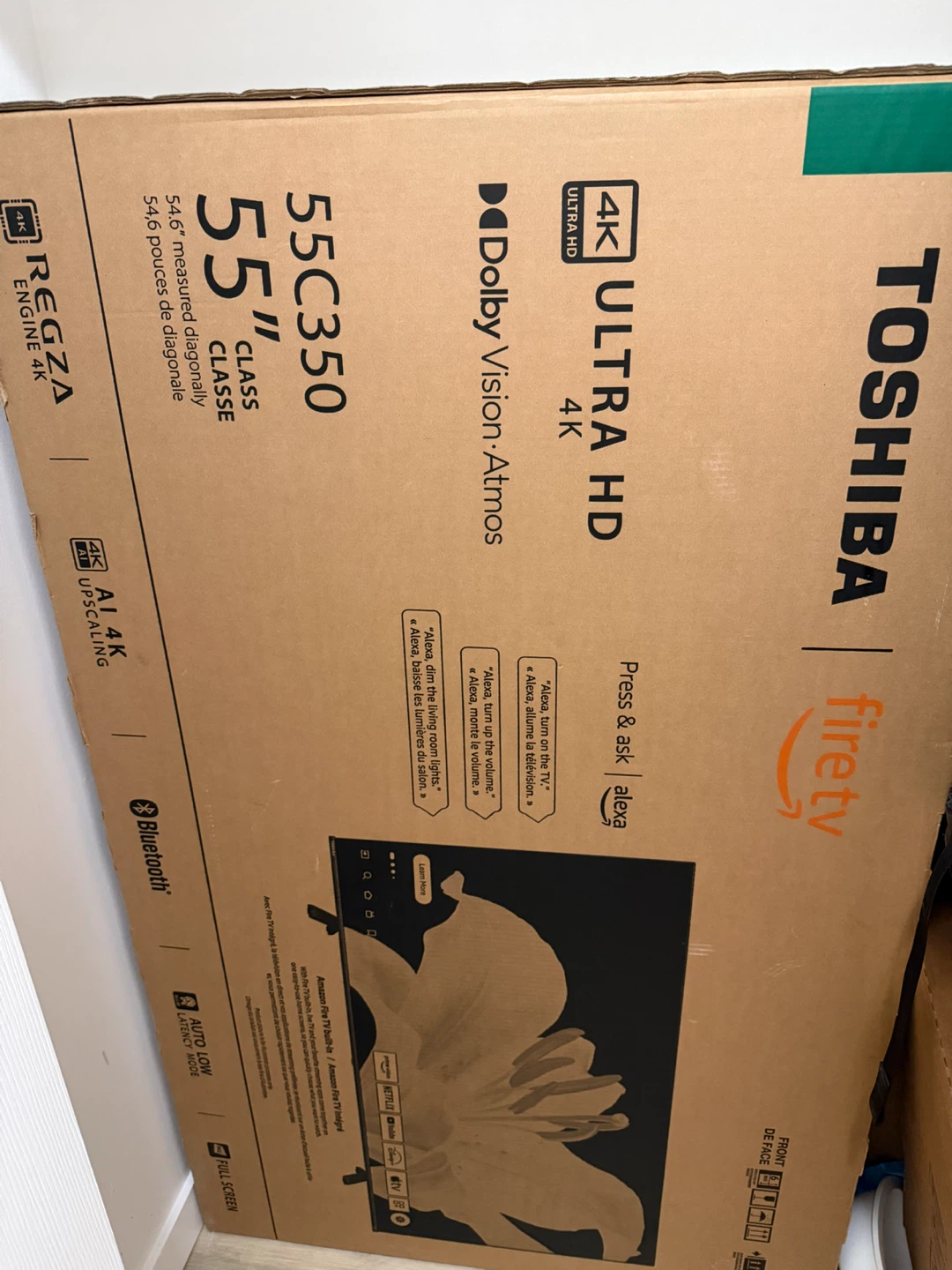 Toshiba 55" 55C350 4K Ultra HD Smart Fire TV
