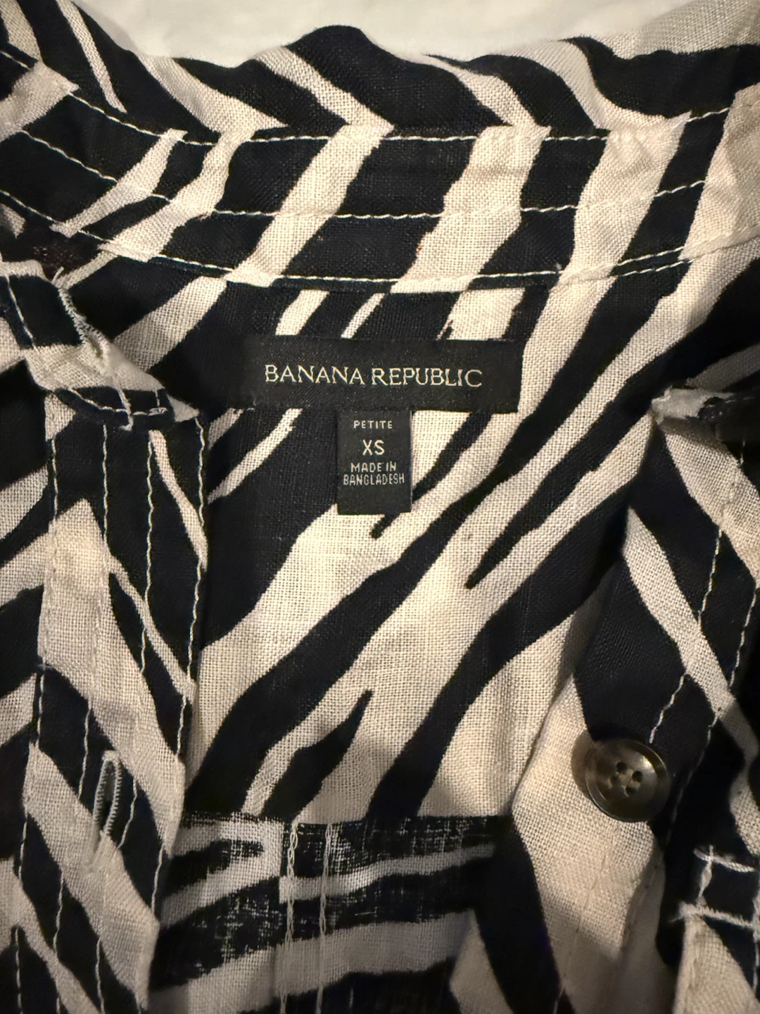 Banana Republic Zebra Print Petite XS Romper - photo 3